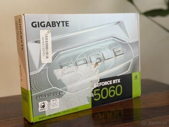 Gigabyte GeForce RTX 5060 Eagle OC white 8GB - nova, zaruka