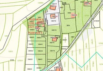 Lukratívny stavebný pozemok 1286 m2 s hosp. budovou v Brezne