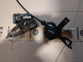 Presmykac Shimano Deore XT FD-M785 2x10 + packa radenia XT