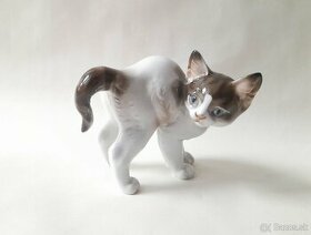 Starožitná porcelánová figurka - koťátko Rosenthal