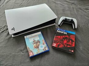Playstation 5 + 4 hry