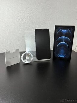 Predám Apple iPhone 12 PRO MAX 256GB Blue Minimálne známky