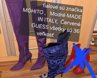 Vysoké čižmi na odpetku