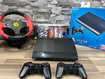 PS3 Super Slim 500gb + volant