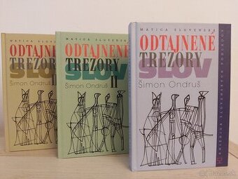 Šimon Ondruš - Odtajnené trezory slov I-III