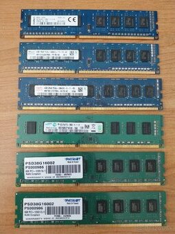 Predám moduly RAM DDR3