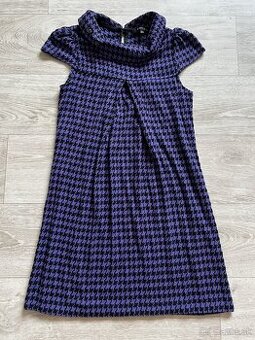 Fialovočierne šaty veľ. 38