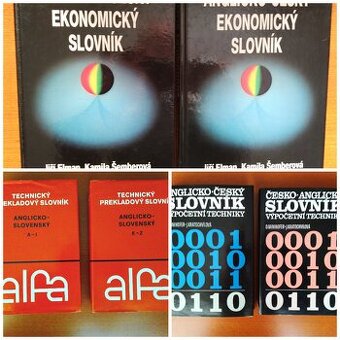 Anglické slovníky - odborné