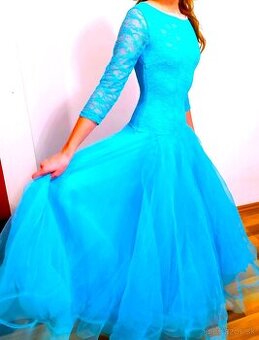 NOVÉ tanečné/spoločenské šaty STUŽKOVÁ/štandart. tance XS-S