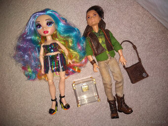 2x bábiky rainbow high a barbie ken s oblečením