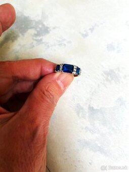 Strieborný starožitný prsteň - 1