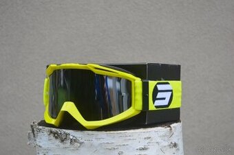SHOT lime žlté okuliare zr sklo strieborné