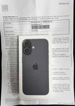 Apple iPhone 17 Black 256GB