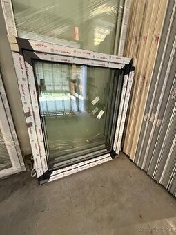 Plastové okná, antracit/biela,nové