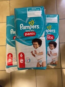 Pampers plienky pants 6