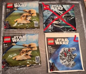 Lego Star Wars Polybagy a klucenka Yoda - rozne