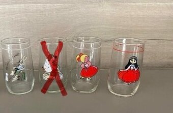 Predám retro poháre, šálky misy, taniere