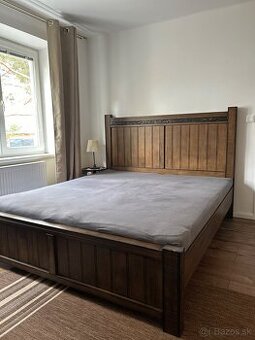 Rustikálna manželská posteľ 180x200