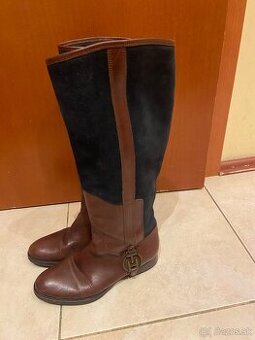 kozene cizmy Tommy Hilfiger