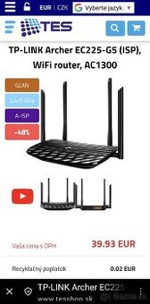 Predám wifi router