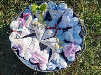 levandulové srdiečka