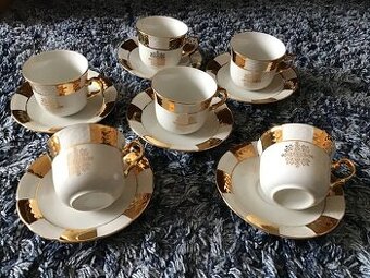 Porcelánová kávová súprava zn. Epiag Československo
