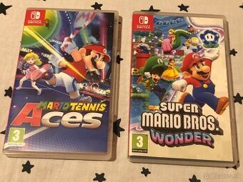predam nove hry na Nintendo Switch 1 Mario tennis a Wonder