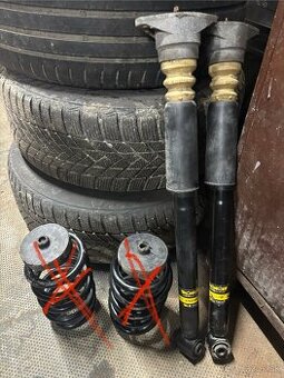 Audi a6c6 zadné Sline pružiny a tlmiče