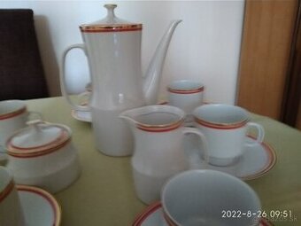 Retro čajový servis, značený