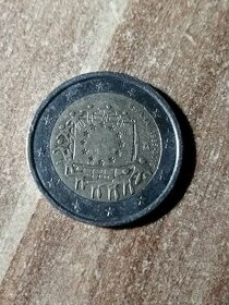 2 EUR pamätná minca-30. výročie vzniku vlajky Európskej únie - 1