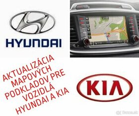 Aktualizácia máp Hyundai a Kia