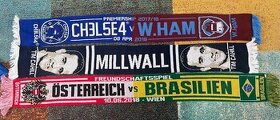 Predam šály, Chelsea, W.Ham, Millwall, Österreich, Brasil