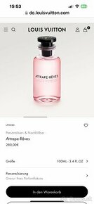 Louis Vuitton odstrek z parfému Attrape-Rêves