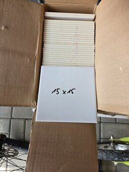 Biele obkladacky 15x15