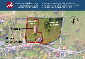 12-IZB. VIDIECKE SÍDLO - SKLENÉ, okr. TURČ. TEPLICE