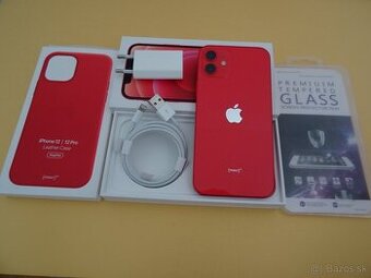 iPhone 12 64GB RED - ZÁRUKA 1 ROK - 100% BATERIA