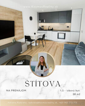 PRENÁJOM 1,5i byt Štítova 1, Kuzmánka