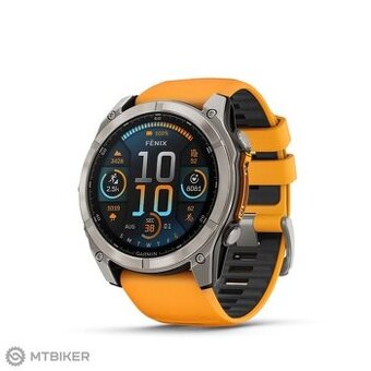 Hodinky Garmin Fenix 8 AMOLED 51 mm, Sapphire Titanium
