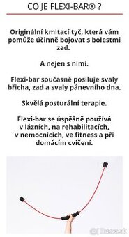 FLEXI BAR - rehabilitacna a fitness pomôcka
