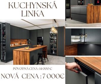 PREDÁM KUCHYNSKÚ LINKU- VÝSTAVNÝ KUS ZA VÝHODNÚ CENU