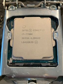 Predám intel core i7 7700K + MSI B250M MORTAR