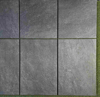 Dlažba veľkoformát 90x60, hrubka 2cm, aj na terče, antracit
