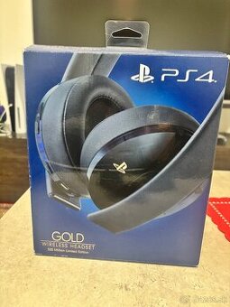PS4 Gold Wireless Headset – 500 Million Limited Edition