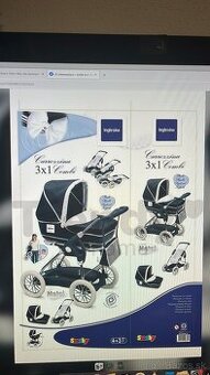 Detský kočík 3v1 s bábikou CHuCHu