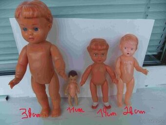 Predám retro Gumotex bábiky