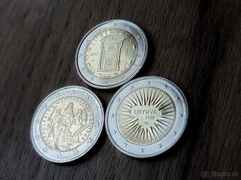 2€ pamätné mince, UNC, euro 10