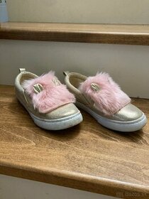 Ružovozlaté dievčenské topánky Cupcake Couture - 1