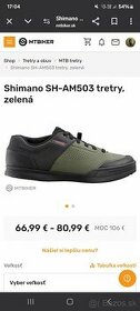 Predám tretry Shimano SH -AM503