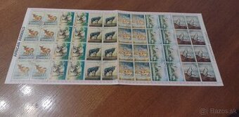 SAE emirát AJMAN 1972 African wildlife seria 8x6 v bloku