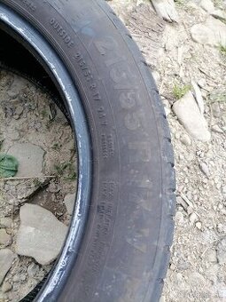 Predám letné continental 215/55R17